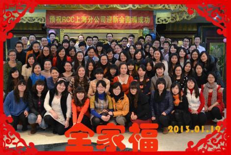 合影（RCC上海公司年会）