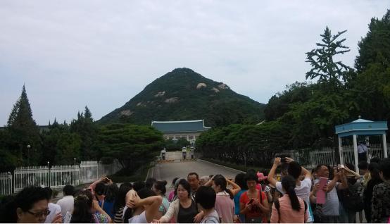 遥望青马台韩国总统府