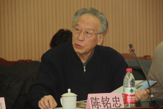 北京建筑大学教授陈铭忠发言
