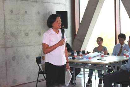 美国绿色建筑委员会中国部主任程乃立发言