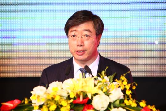 中经联盟第五任轮值主席、中体奥林匹克花园管理集团总裁陈顺讲话